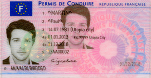 Ou se trouve le numéro de permis de conduire ? Comment est-il composé ?